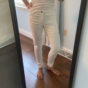 Mossimo white skinny jeans